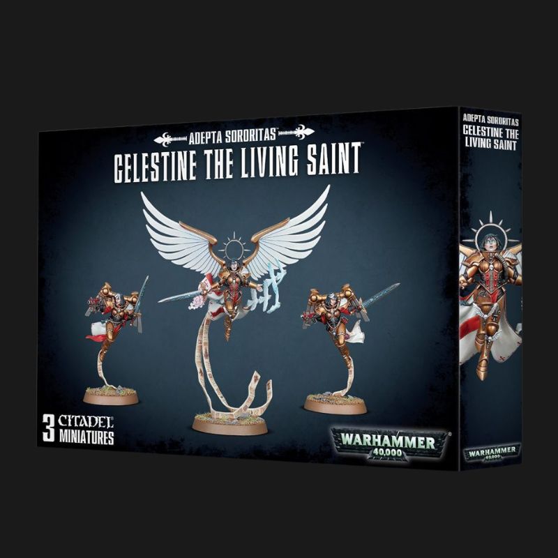 Celestine, the Living Saint – Iconic Warhammer 40K Adepta Sororitas Figure