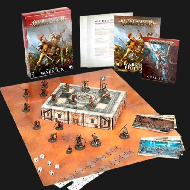 Age of Sigmar: Warrior Starter Set - Beginner's Fantasy Wargame (Reconditioned)